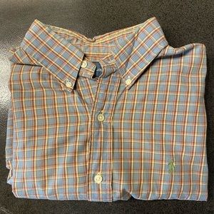 Polo Ralph Lauren Blue checkered Button Down Shirt